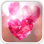 Logo of Diamond Hearts Live Wallpaper android Application 