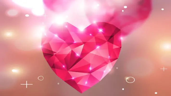 Diamond Hearts Live Wallpaper android App screenshot 0