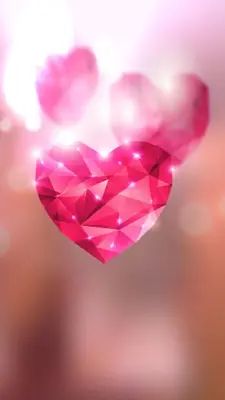 Diamond Hearts Live Wallpaper android App screenshot 5