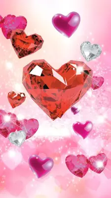 Diamond Hearts Live Wallpaper android App screenshot 6